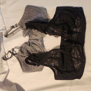 Beautiful lace unlined bras